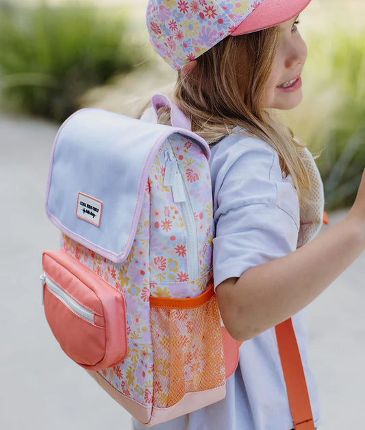 Sac à dos retro flower - 6 ans