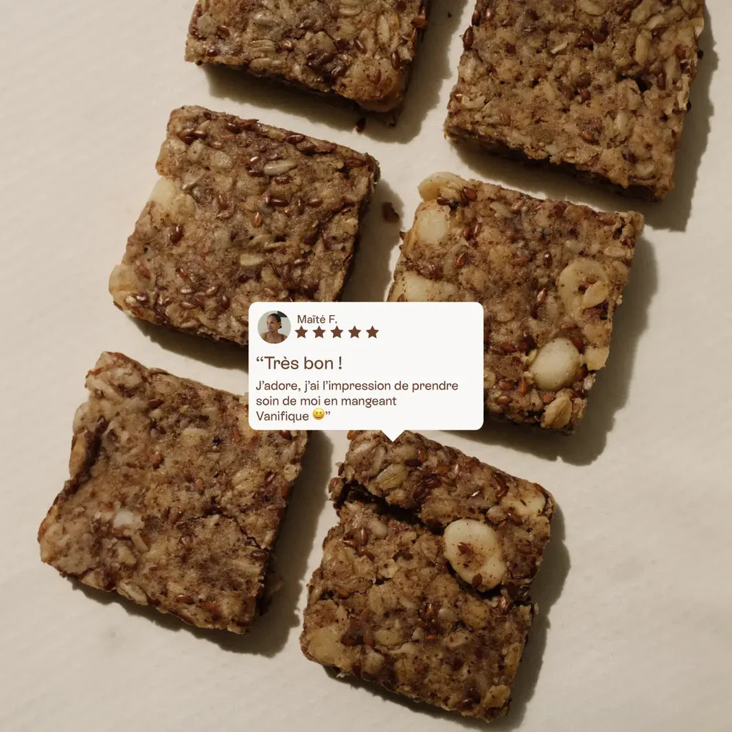 Vanifique - Snack vanille macadamia grossesse et conception - Jolly Mama