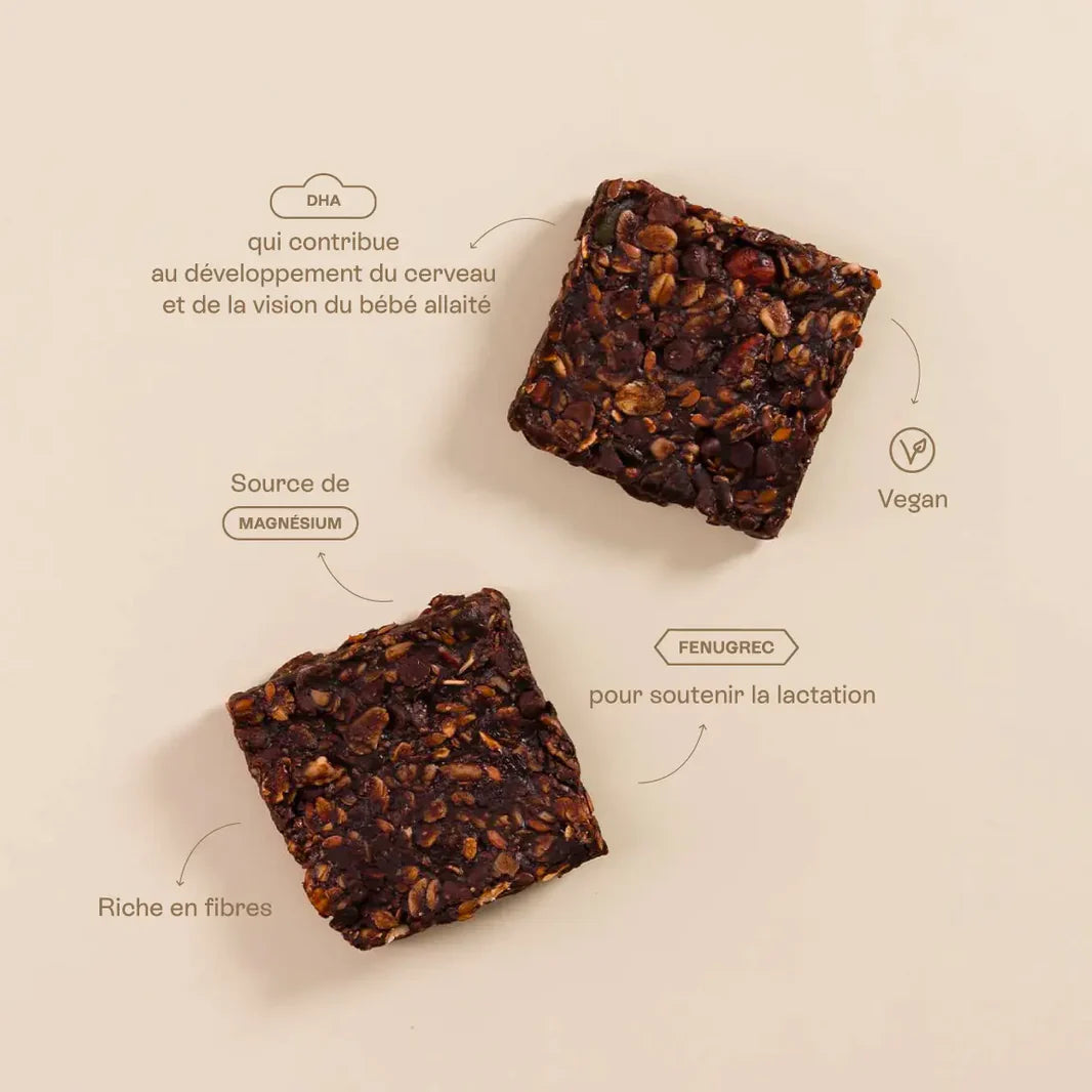 Cho-chocolat - Snack chocolat pour l’allaitement - Jolly Mama