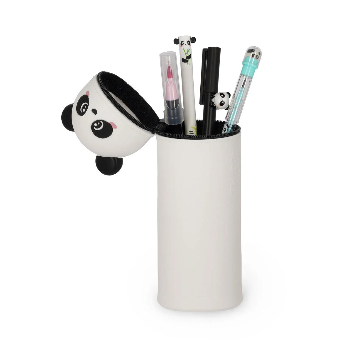 Trousse 2-en-1 en silicone souple Kawaii - Legami