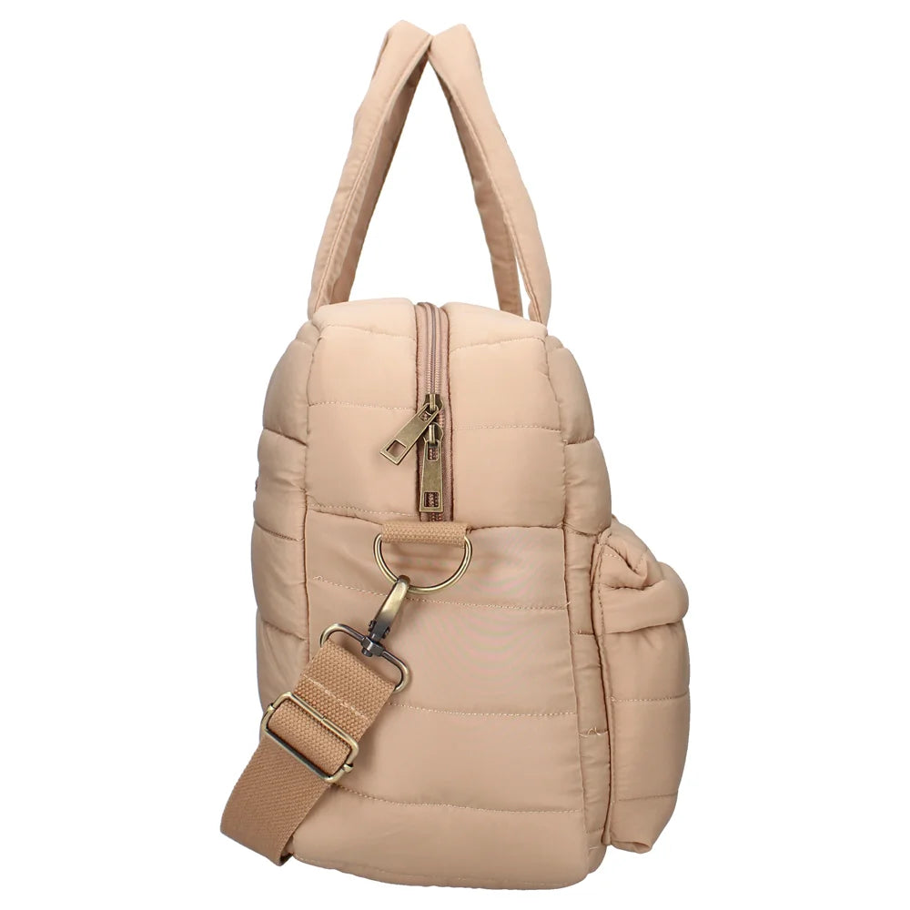 Sac à langer matelassé - marron