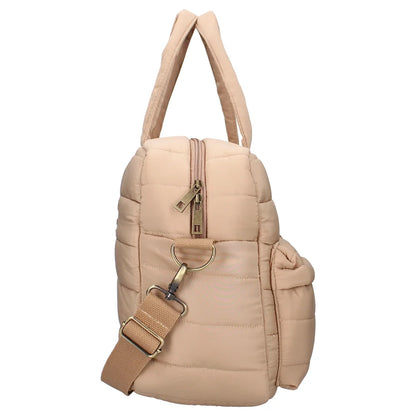 Sac à langer matelassé - marron