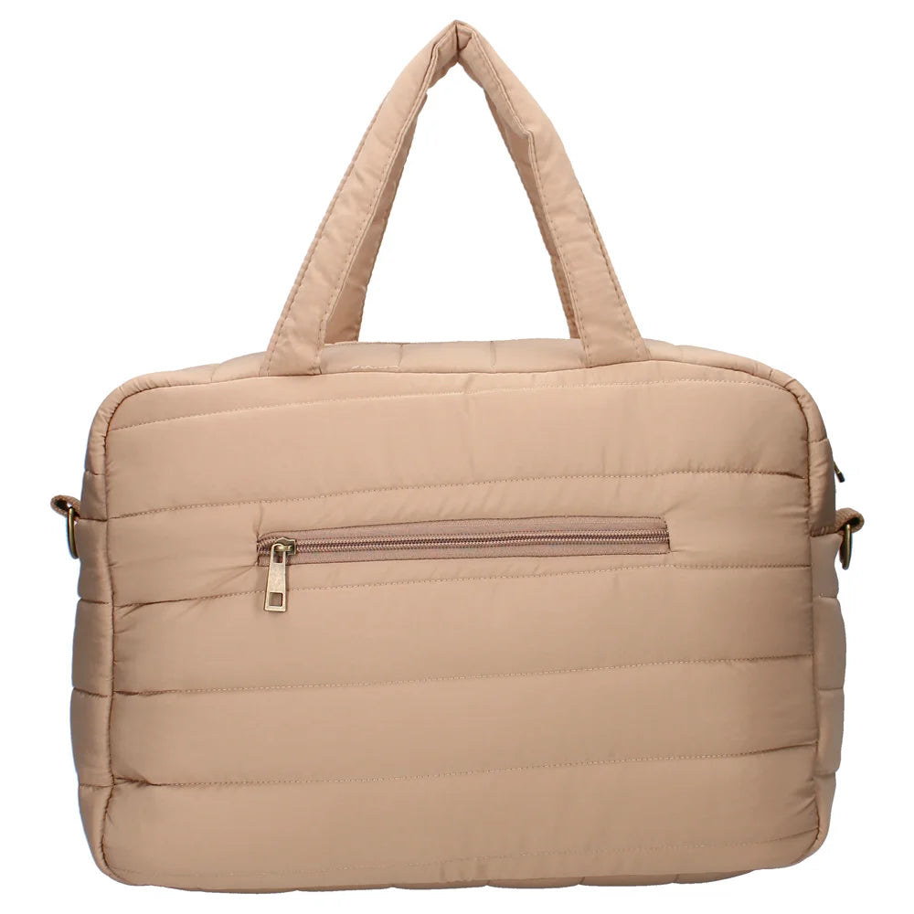 Sac à langer matelassé - marron