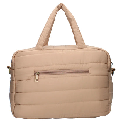 Sac à langer matelassé - marron