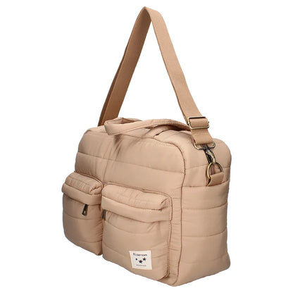 Sac à langer matelassé - marron
