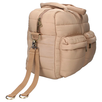 Sac à langer matelassé - marron