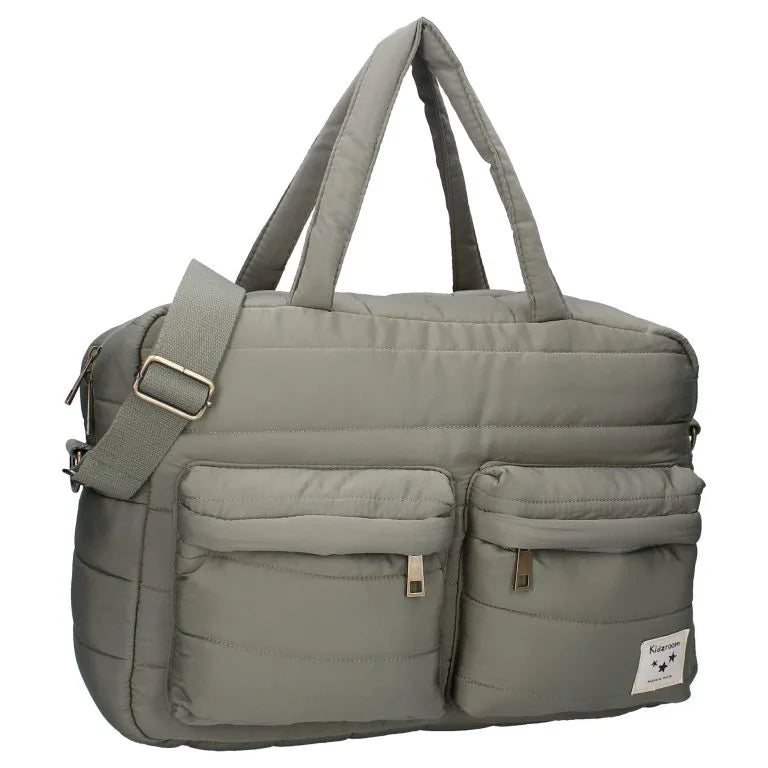 Sac à langer matelassé - vert sauge