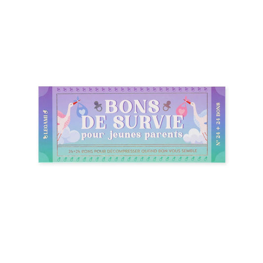 Carnet de 48 bons pour jeunes parents - Legami