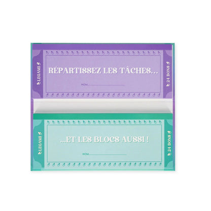 Carnet de 48 bons pour jeunes parents - Legami