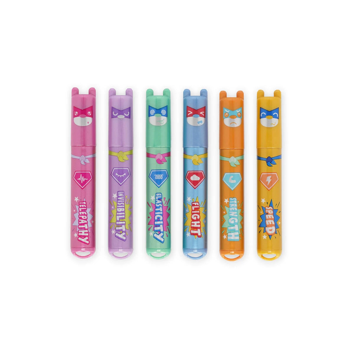 Set de 6 mini surligneurs Teddy’s Superpower - Legami
