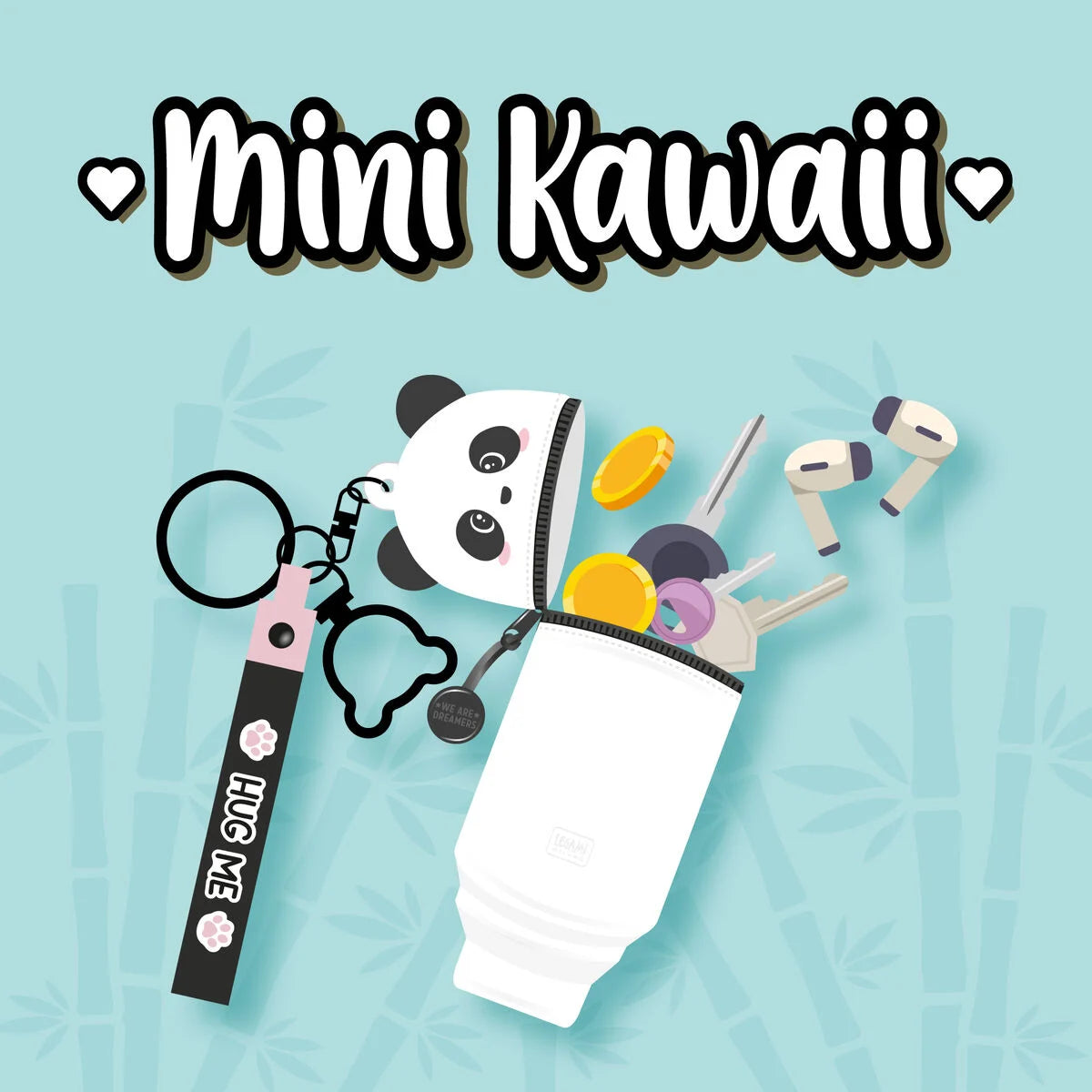 Porte-monnaie porte-clés Mini Kawaii - Legami