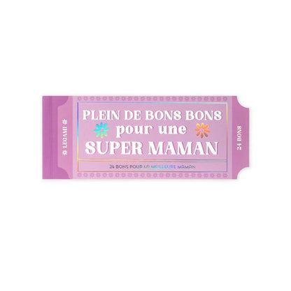Carnet de 24 bons pour Papa ou Maman - Legami