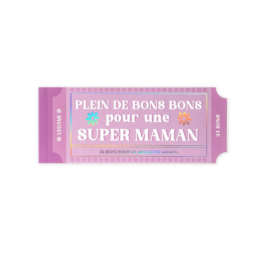 Carnet de 24 bons pour Papa ou Maman - Legami
