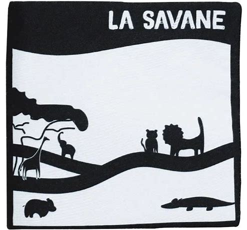 Livre d'éveil noir et blanc - 3kg7