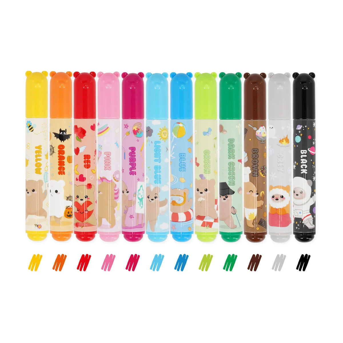 Set de 12 feutres Teddy Friends Legami
