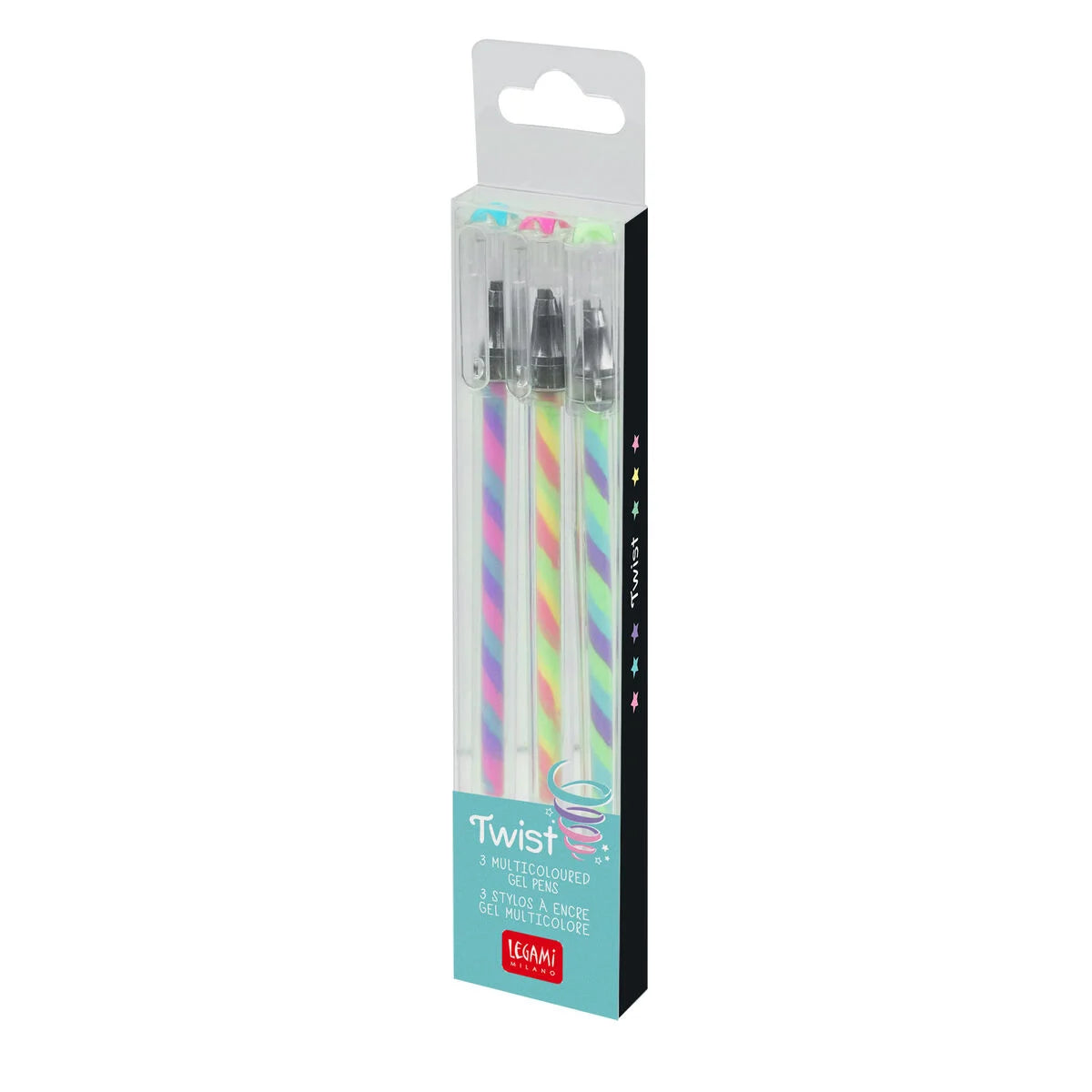 Set de 3 stylos à encre gel multicolore - Legami