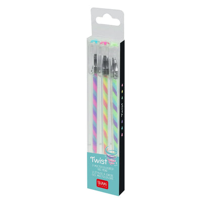 Set de 3 stylos à encre gel multicolore - Legami