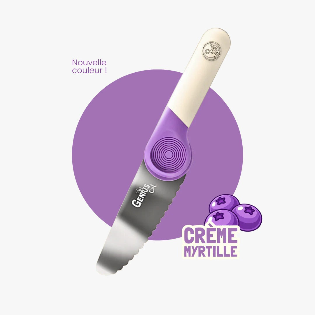 Couteau - crème myrtille