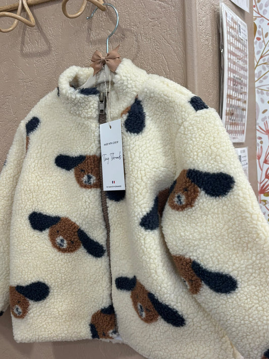 Gilet manches longues - tête de chien