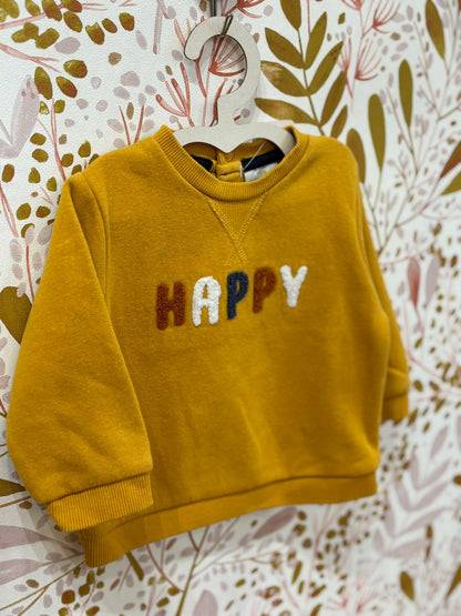 Pull "happy" - 6 mois - 68cm