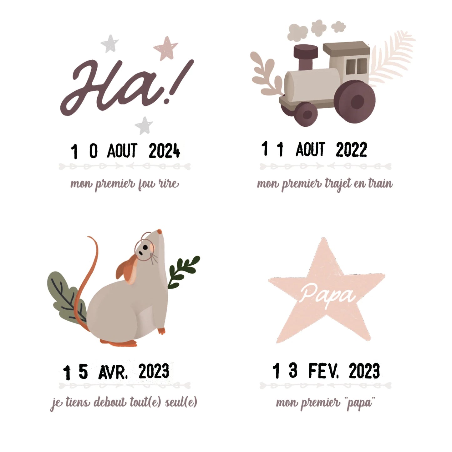 Affiche Mes premières fois - Les Petites Dates