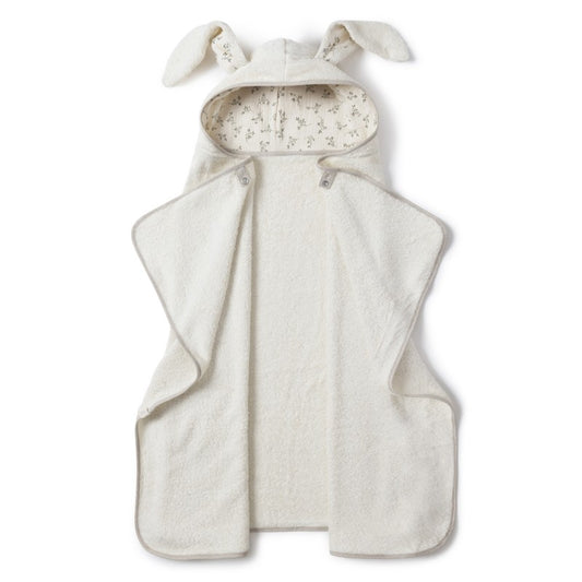 Cape de bain bunny - Olive Bloom - Babyshower