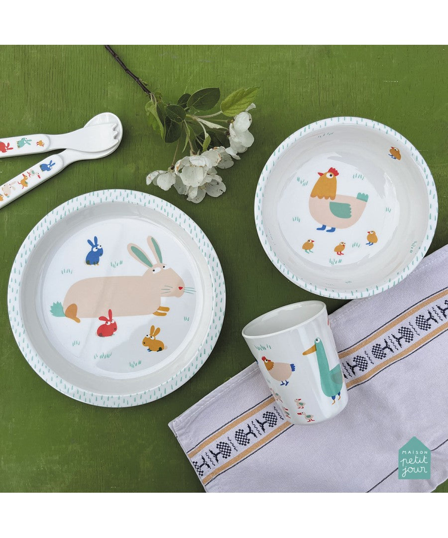 Coffret vaisselle 5 pièces - Petit jour
