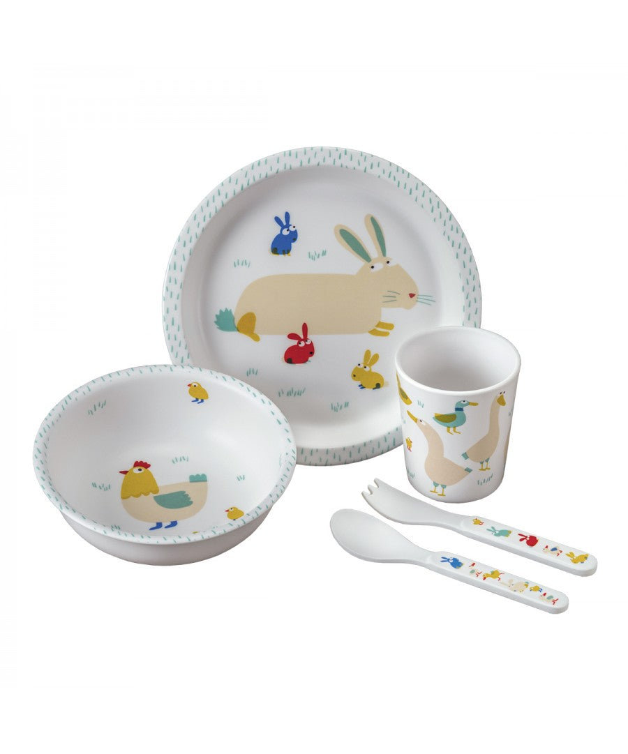 Coffret vaisselle 5 pièces - Petit jour