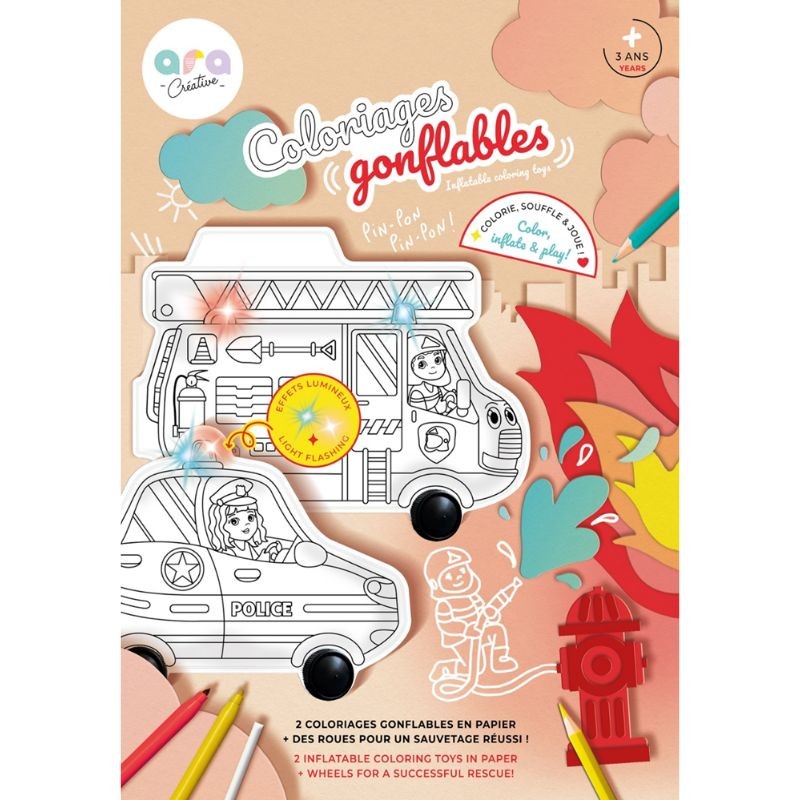 Coloriages gonflables - Ara créative