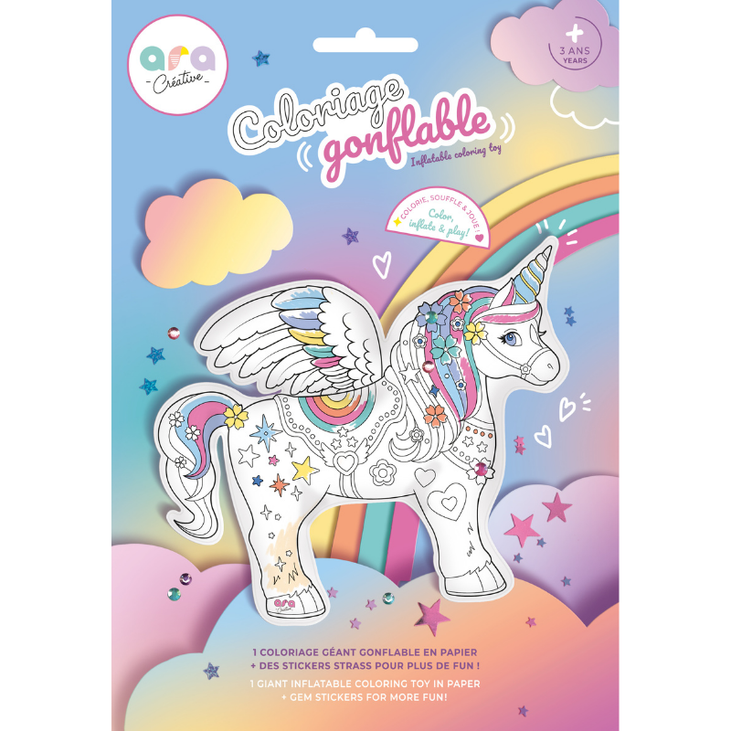 Coloriages gonflables - Ara créative