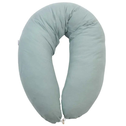 Coussin d'allaitement - gris bleu