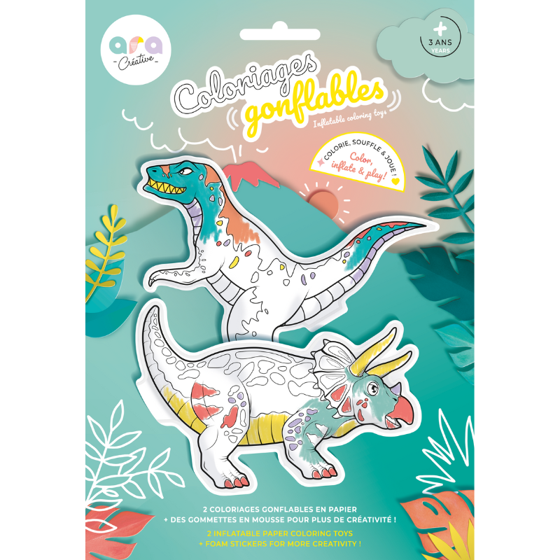 Coloriages gonflables - Ara créative