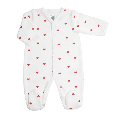 Pyjama velours coeur - 3kg7