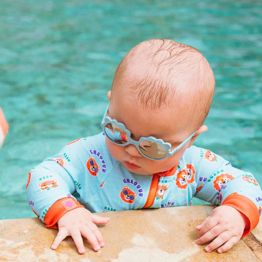 Lunettes lion - bleu