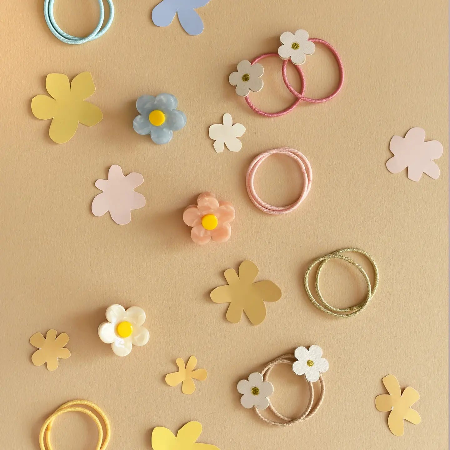 Pince fleur plastique x3 - Rockhula kids