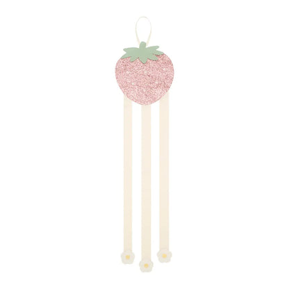 Porte barrette fraise 3 ruban - Rockahula kids