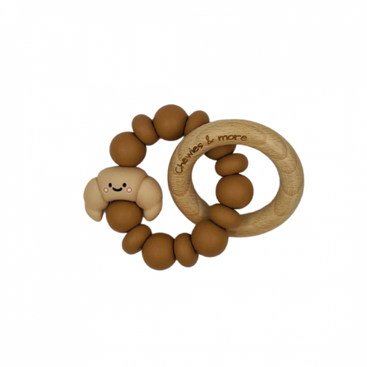 Anneau de dentition bois et silicone - Chewy and more
