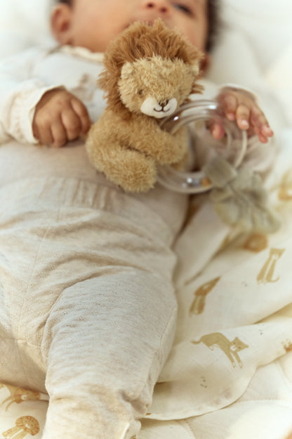 Anneau hochet lion - safari