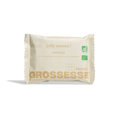 Vanifique - Snack vanille macadamia grossesse et conception - Jolly Mama