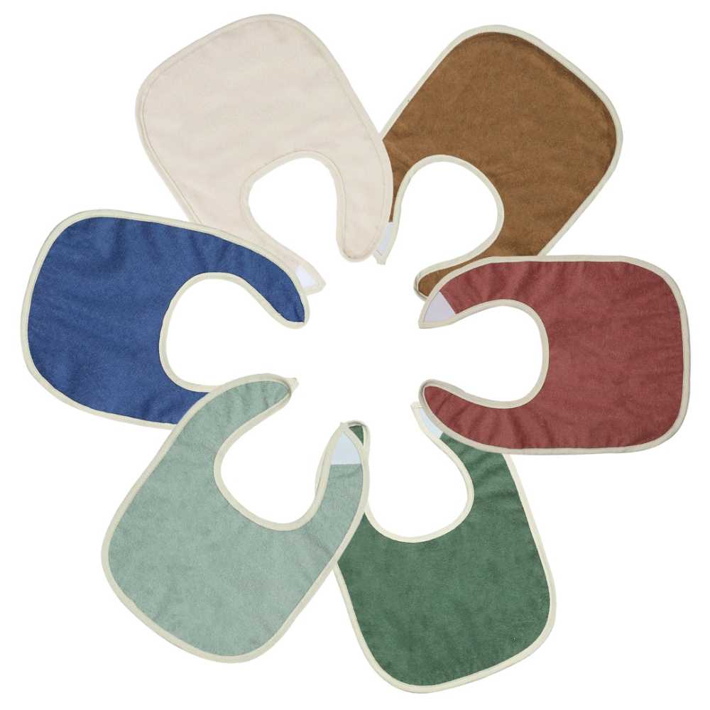 Bavoirs x6 couleur - 3 kilos 7