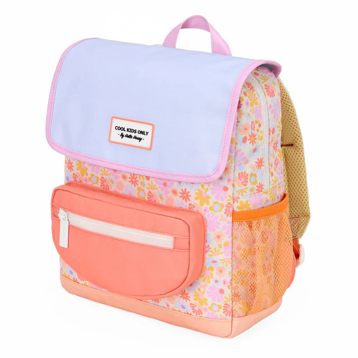 Sac à dos rétro flower - 2-5 ans