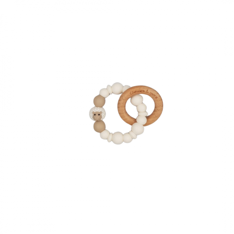 Anneau de dentition bois et silicone - Chewy and more