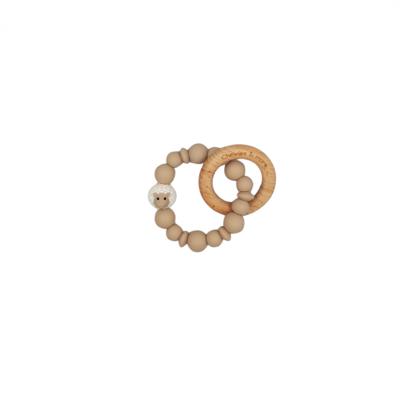 Anneau de dentition bois et silicone - Chewy and more