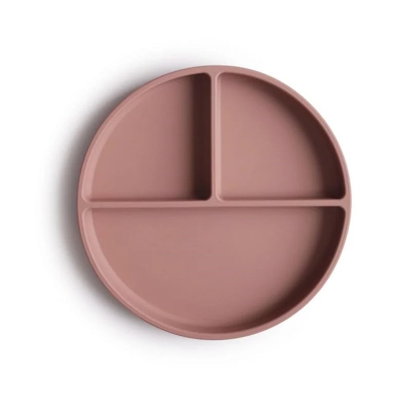 Assiette silicone - terracotta