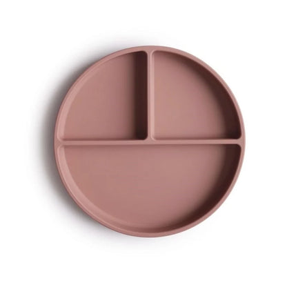Assiette silicone - terracotta