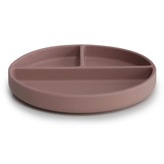 Assiette silicone - terracotta