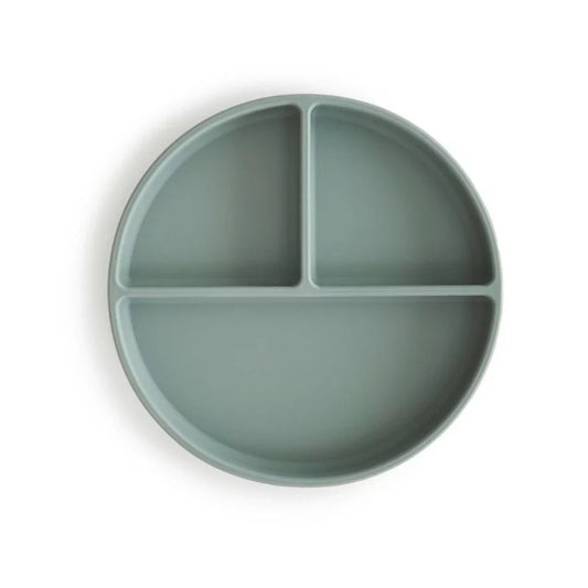 Assiette silicone - vert