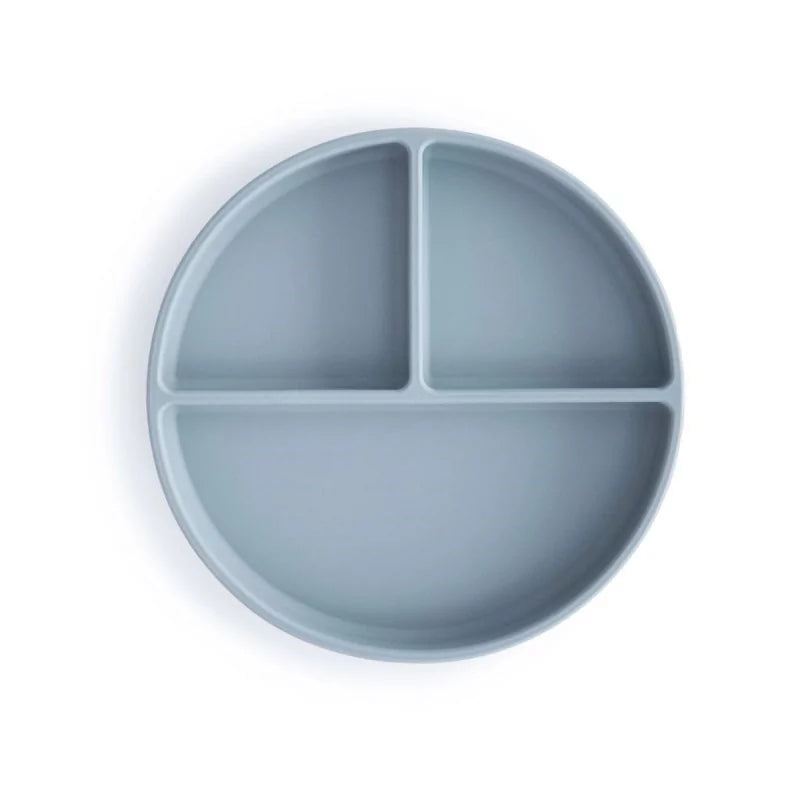 Assiette silicone - cambridge blue