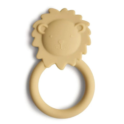 Anneau de dentition - lion jaune