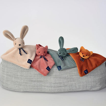 Doudou lapin dorlotin ivoire - Mailou